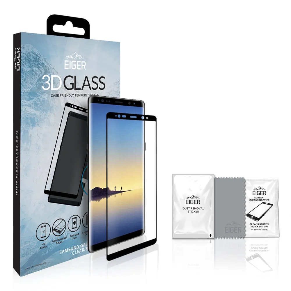 Eiger Glass 3D Screen Protector for Samsung Galaxy Note 8