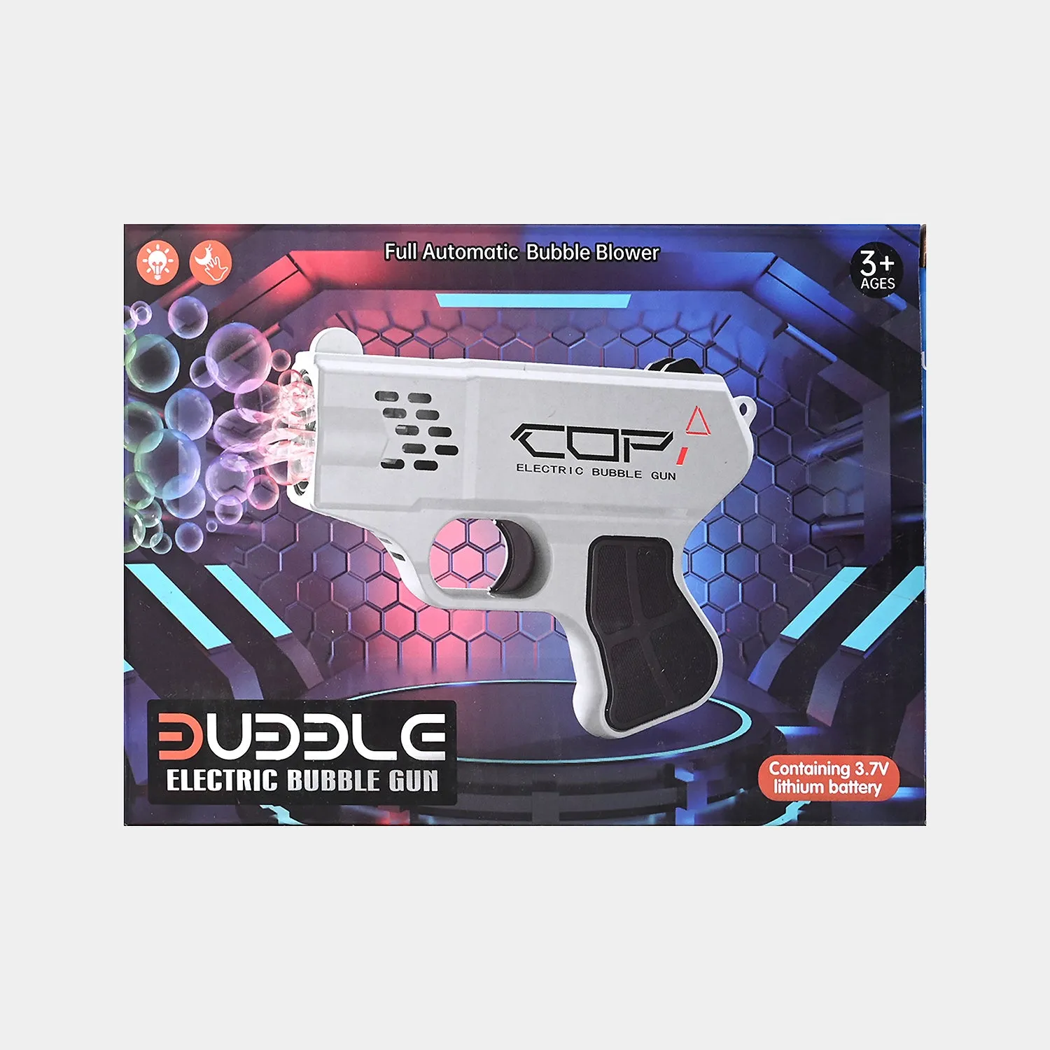 Electric Chargeable Bubble Gun