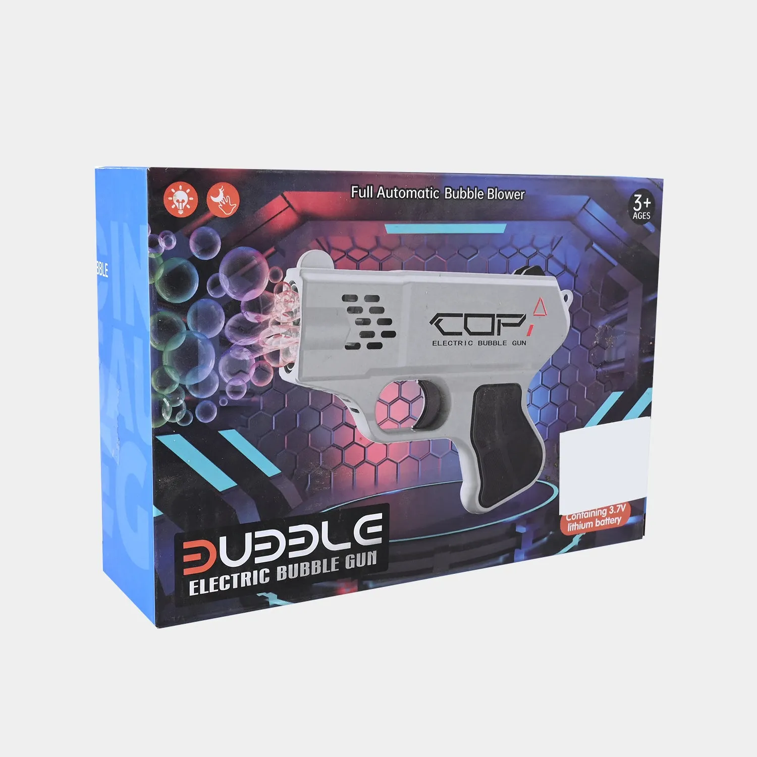 Electric Chargeable Bubble Gun