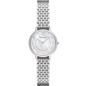 Emporio Armani AR2511 Kappa Silver Tone Ladies Watch