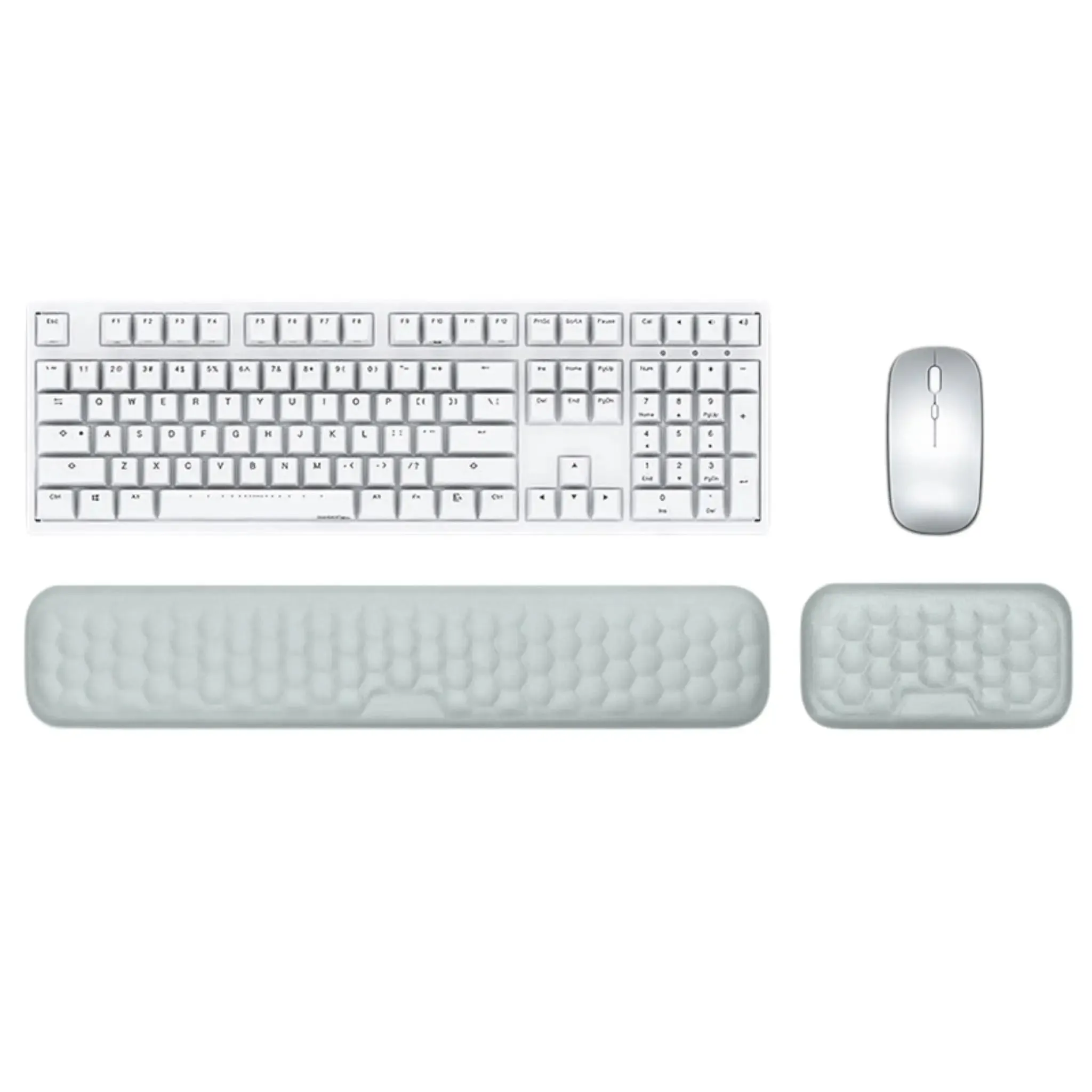 Ergonomic Wrist Rest - Keyboard & Mouse Memory Foam Support