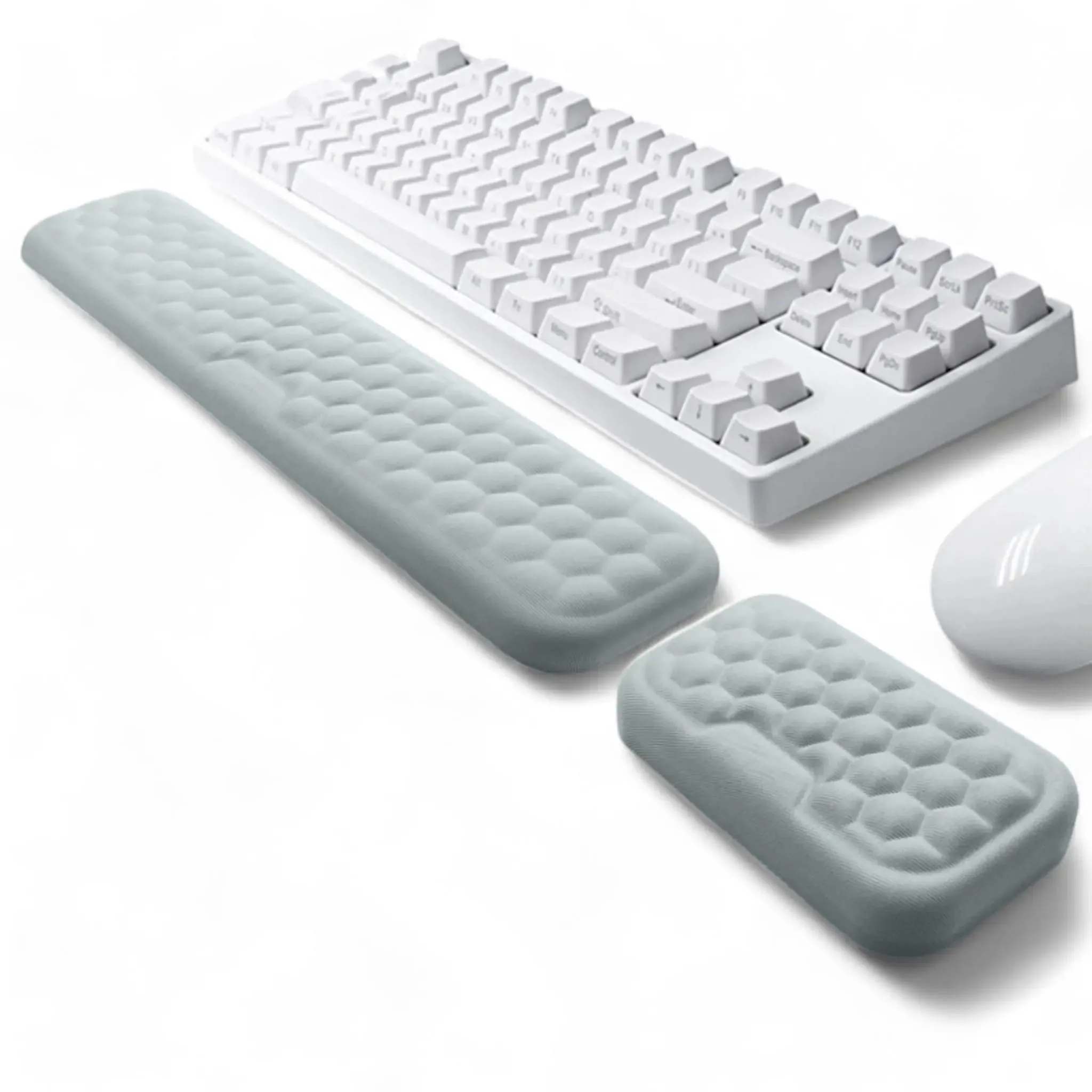 Ergonomic Wrist Rest - Keyboard & Mouse Memory Foam Support