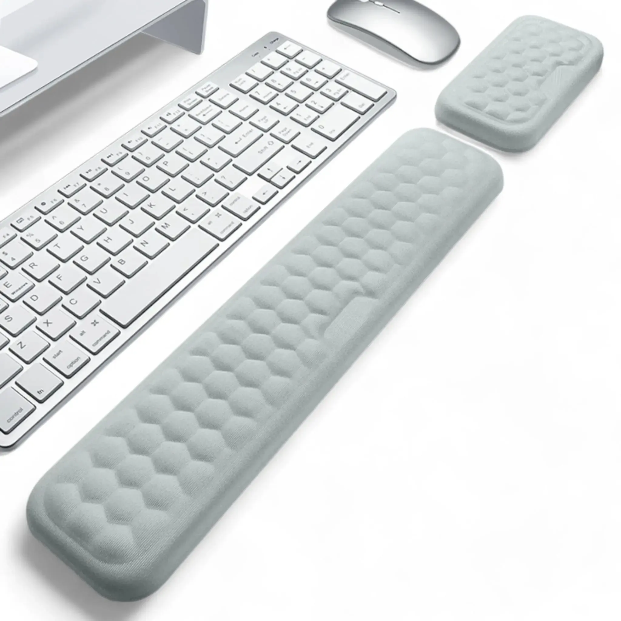 Ergonomic Wrist Rest - Keyboard & Mouse Memory Foam Support