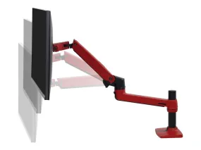 Ergotron Lx - Mounting Kit (Pole, Monitor Arm, 2-Piece Desk Clamp, Extension) - For Lcd Display - Red - Screen Size: Up