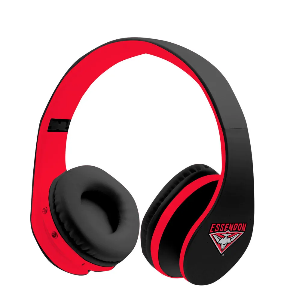 Essendon Bombers Foldable Bluetooth Stereo Headphones