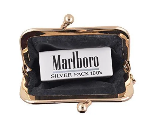 EW342/Waterproof Genuine Eel Skin Cigarette Case and Lighter Holder