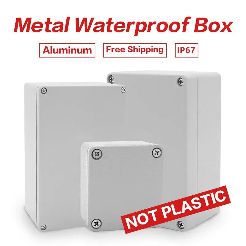 Explosion-proof Waterproof Aluminum Enclosure Box Electronic ip68 Project Instrument Case Project Box Outdoor Junction Housing