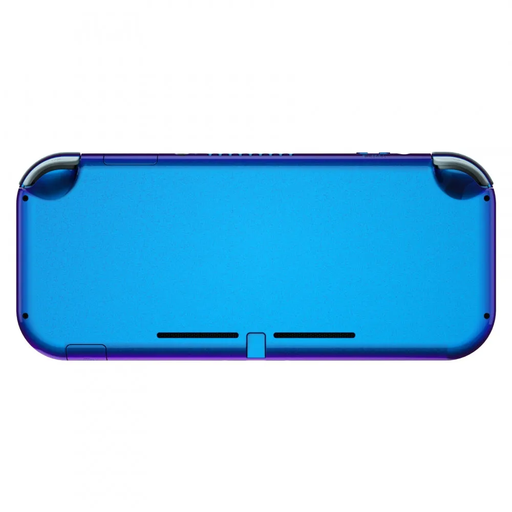 eXtremeRate Chameleon Purple Blue Glossy DIY Replacement Shell for Nintendo Switch Lite, NSL Handheld Controller Housing w/ Screen Protector, Custom Case Cover for Nintendo Switch Lite - DLP301