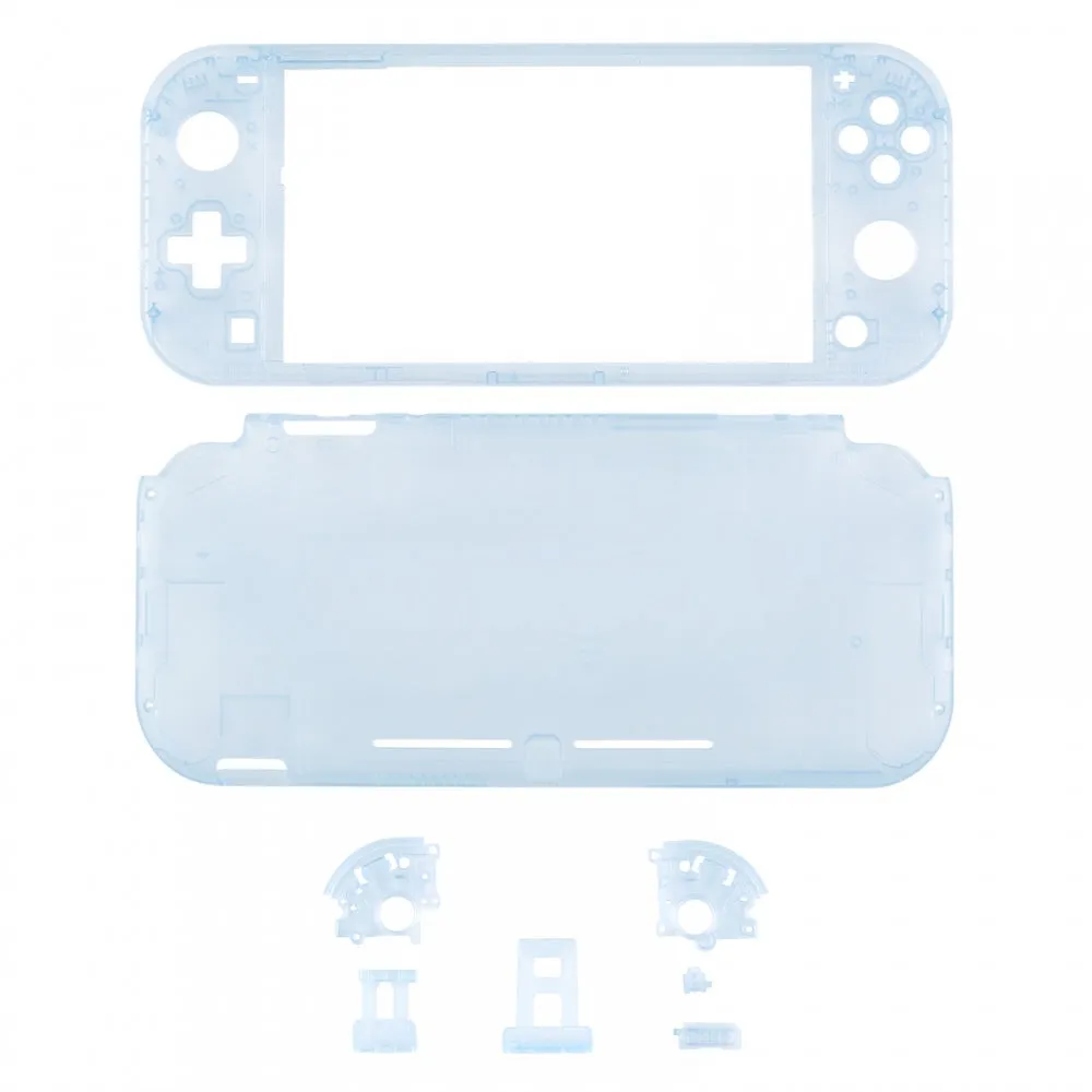 eXtremeRate Glacier Blue DIY Replacement Shell for NS Switch Lite, NSL Handheld Controller Housing w/ Screen Protector, Custom Case Cover for NS Switch Lite - DLM506