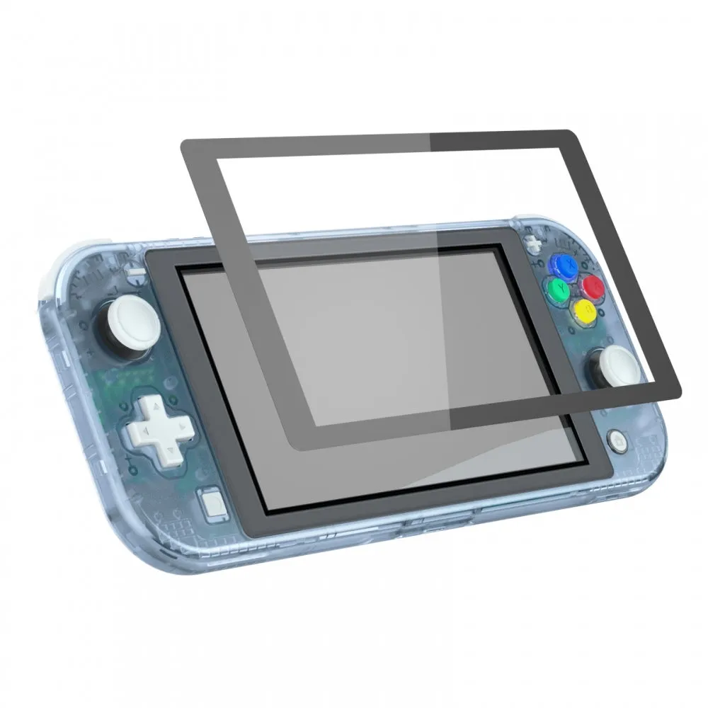 eXtremeRate Glacier Blue DIY Replacement Shell for NS Switch Lite, NSL Handheld Controller Housing w/ Screen Protector, Custom Case Cover for NS Switch Lite - DLM506