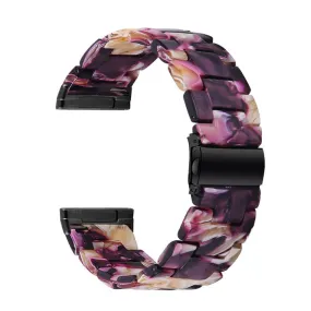 Fitbit Sense / Versa 3 resin bear watch strap - Flash Purple