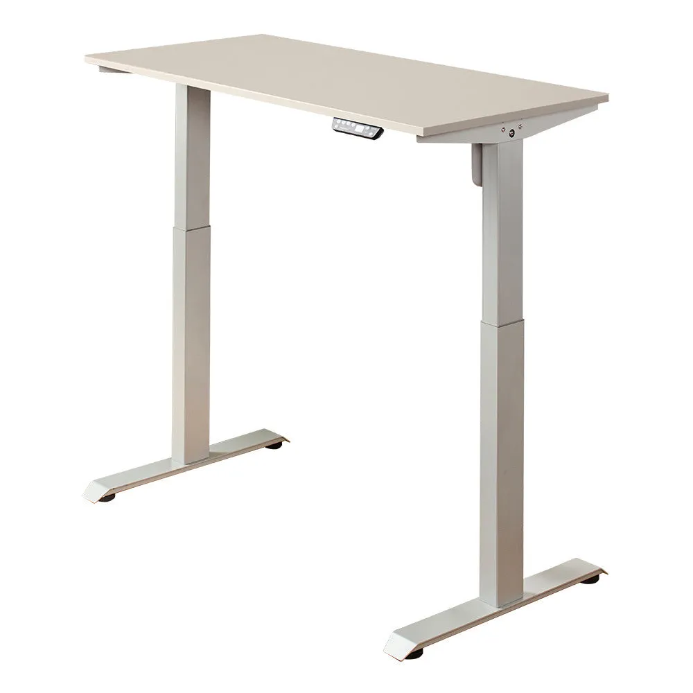 Florence Electric Height Adjustable  Desk in Light Gray