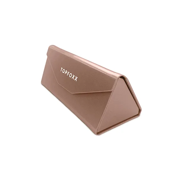 Foldable Sunglasses Case - Rose Gold