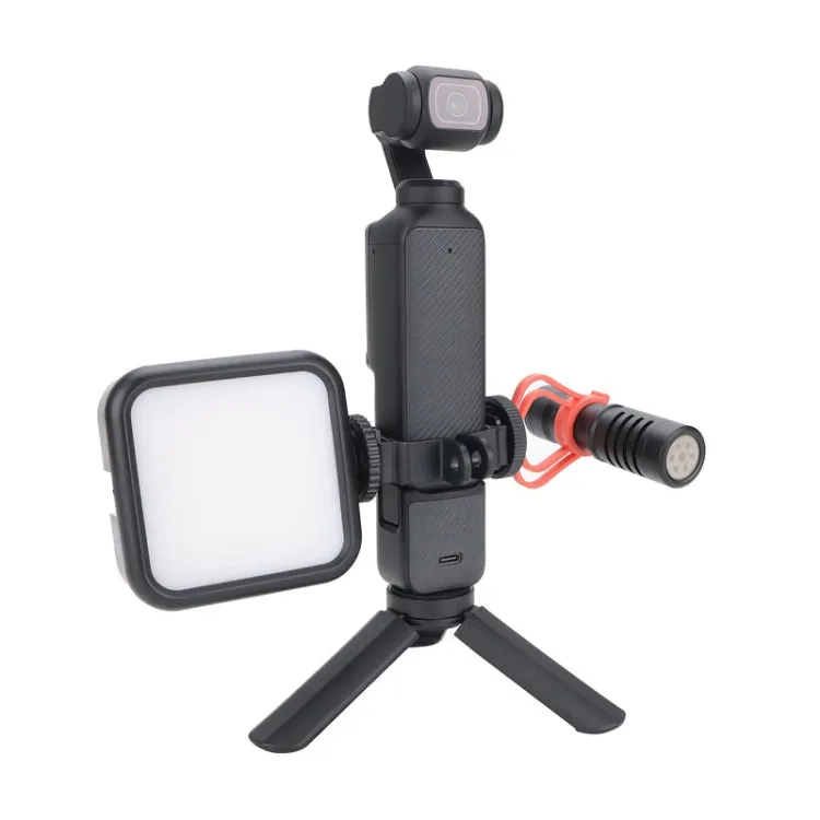 For DJI OSMO Pocket 3 Expansion Bracket Adapter Gimbal Camera Mounting Bracket Accessories, Style: Expand Bracket Backpack Clip Mini Triplet