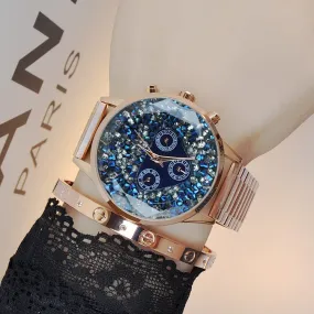 Full Of Stars Large Dial Women's Watch