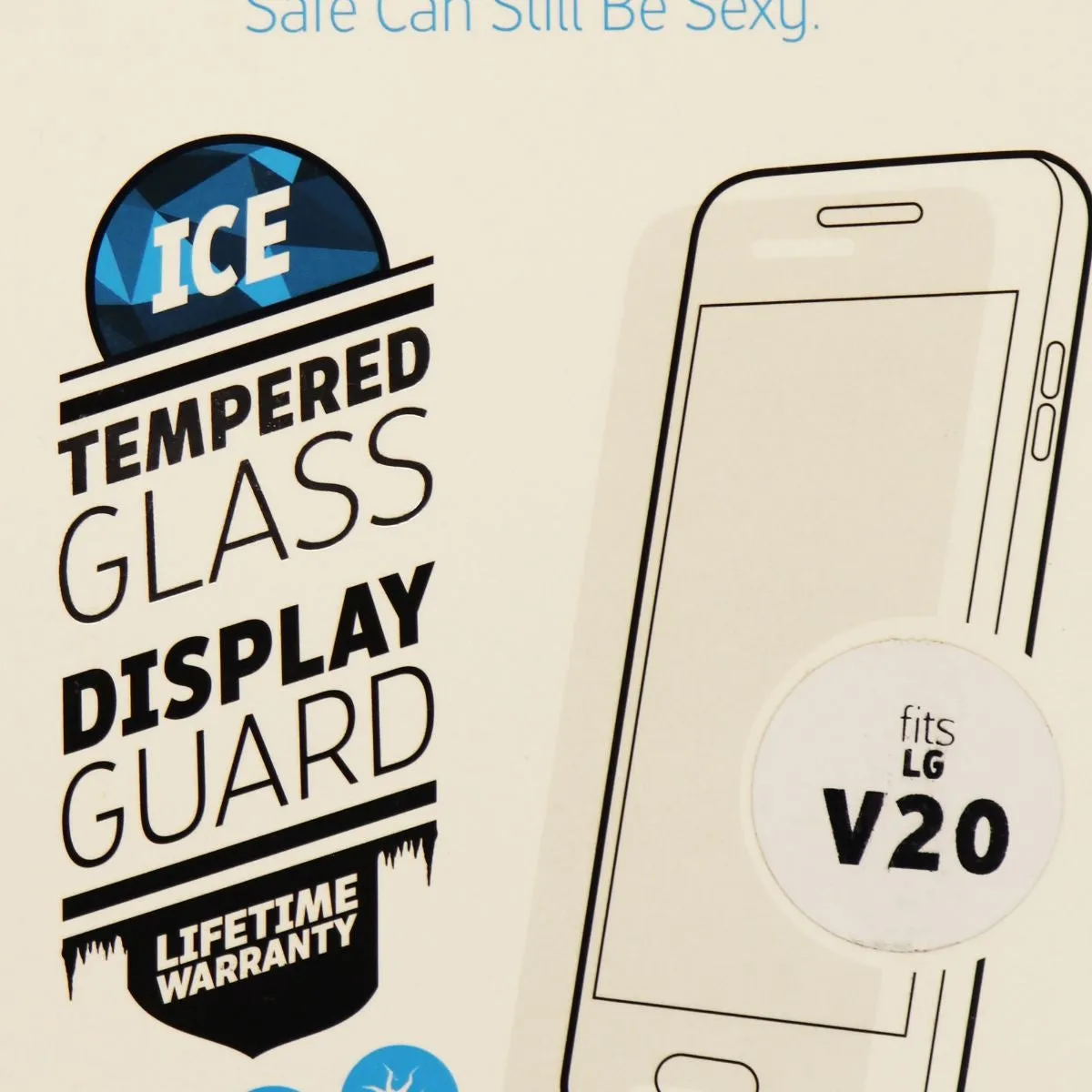 Gadget Guard Black Ice Edition Tempered Glass Screen Guard for LG V20 - Clear