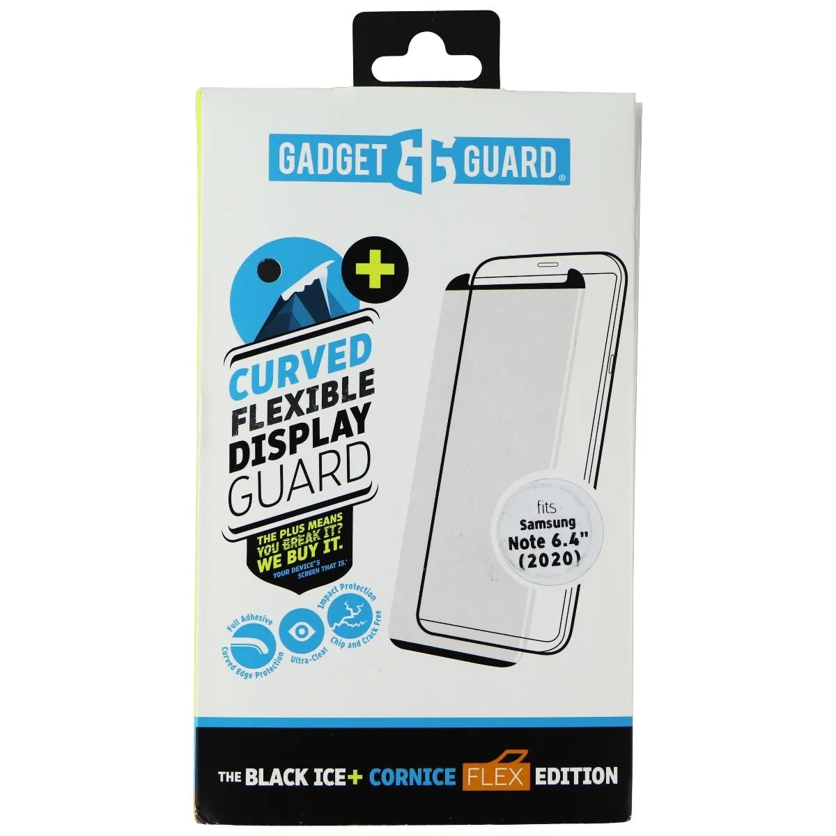 GadgetGuard Black Ice  Cornice Flex Screen Protector for Galaxy Note20 5G