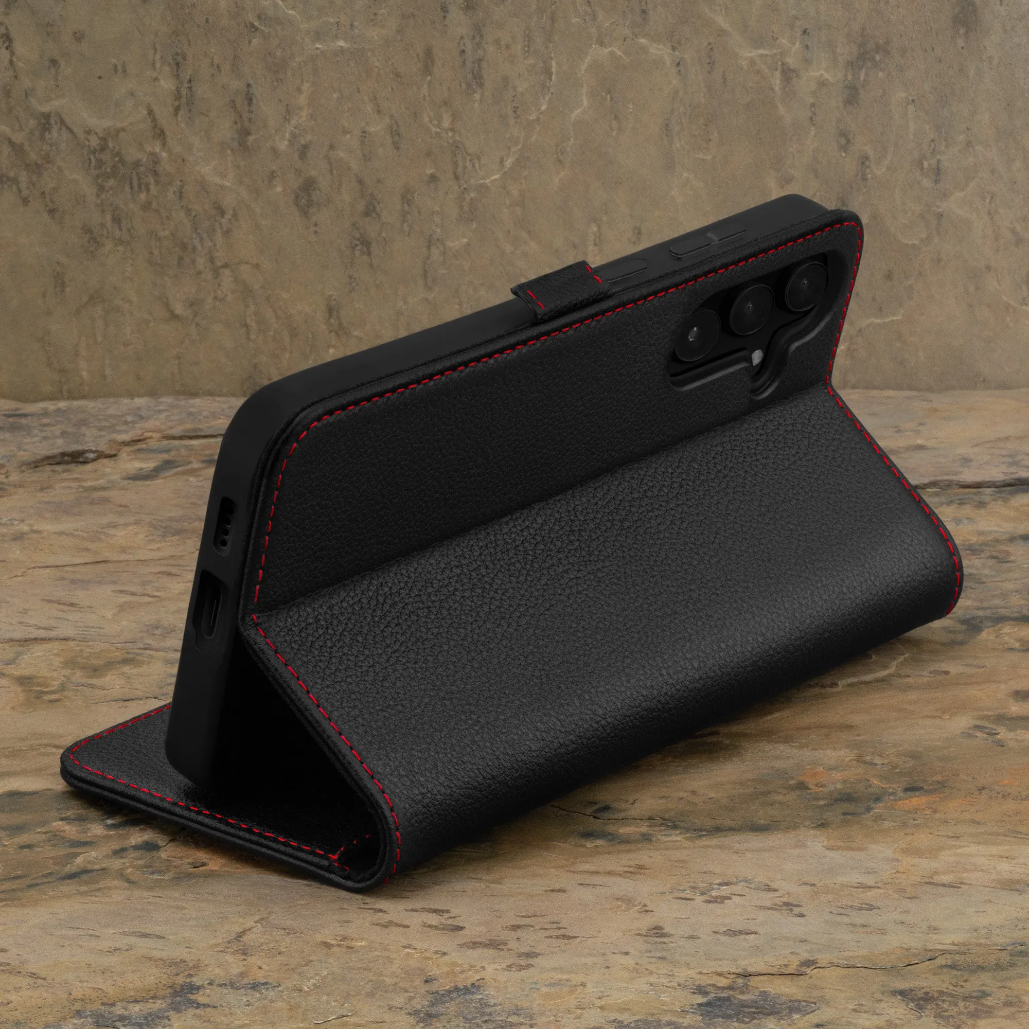 Galaxy S24 FE Leather Case (with Stand function)