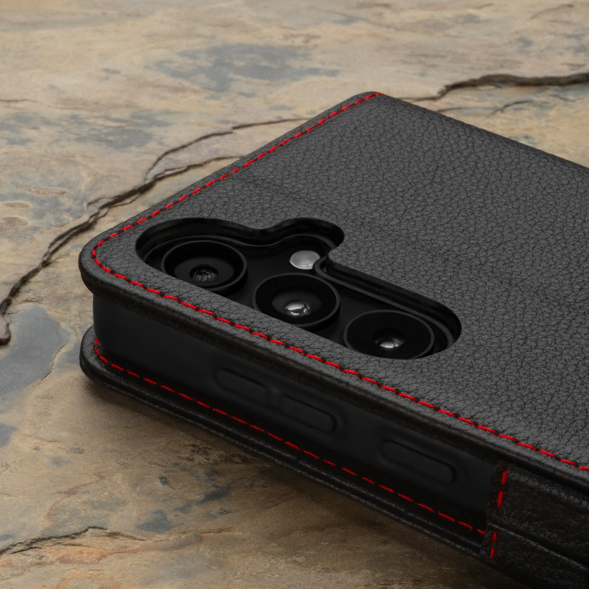 Galaxy S24 FE Leather Case (with Stand function)