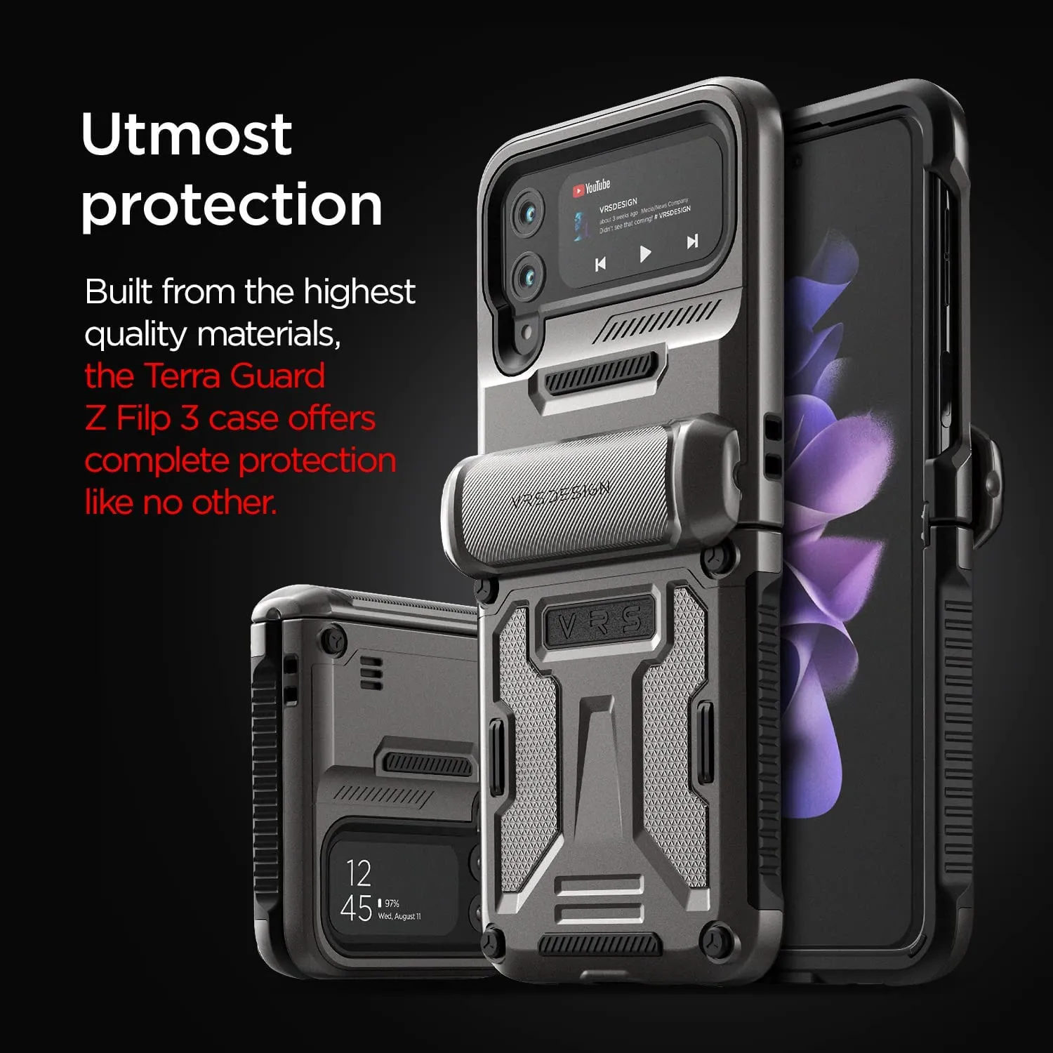 Galaxy Z Flip 3 Protective Case | Galaxy Z Flip 3 Heavy Duty Case