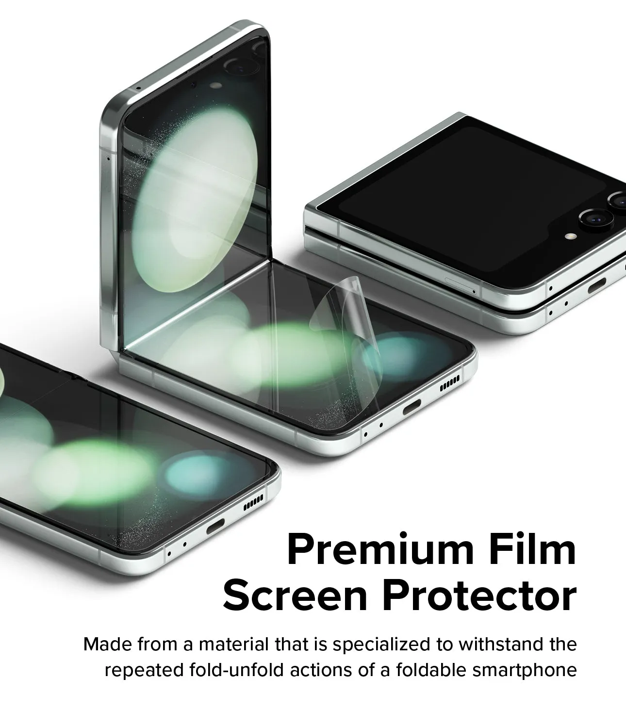 Galaxy Z Flip 5 Screen Protector | Dual Easy Film [2 Pack]