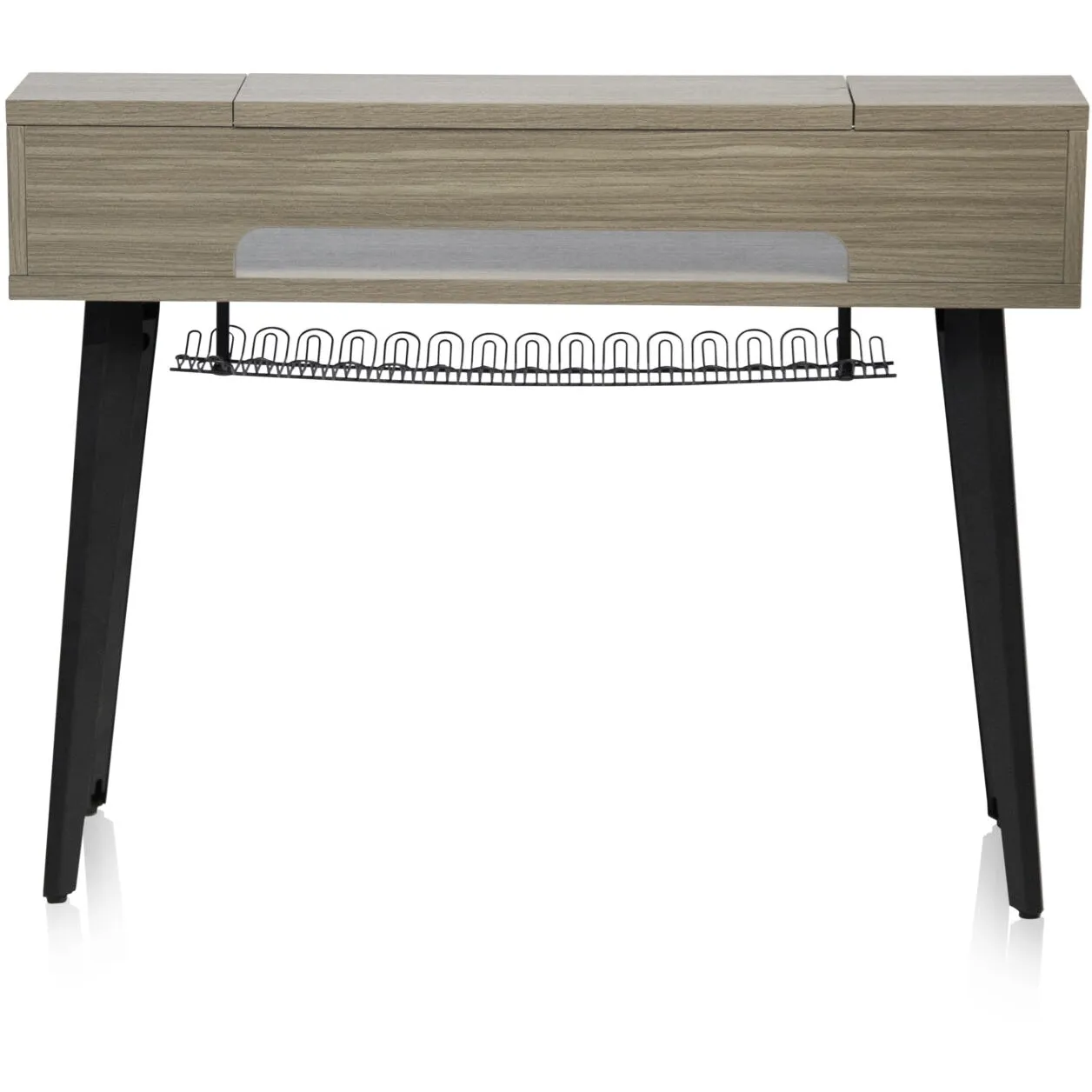 Gator GFW-ELITEKEYTBL61-GRY Elite Furniture Series Keyboard Table - 61-Note, Driftwood Grey