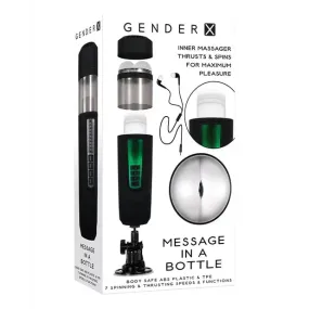 Gender X Message In A Bottle - Black