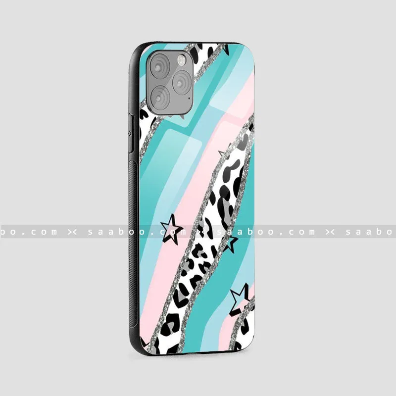 Glossy Protective Case With Color Wave