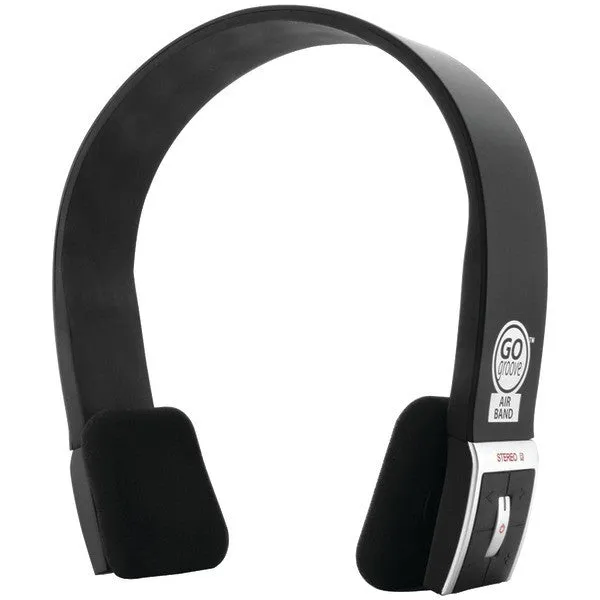 GOgroove GGAB000200BKEW BlueVIBE(R) AirBAND Bluetooth(R) Headphones with Microphone