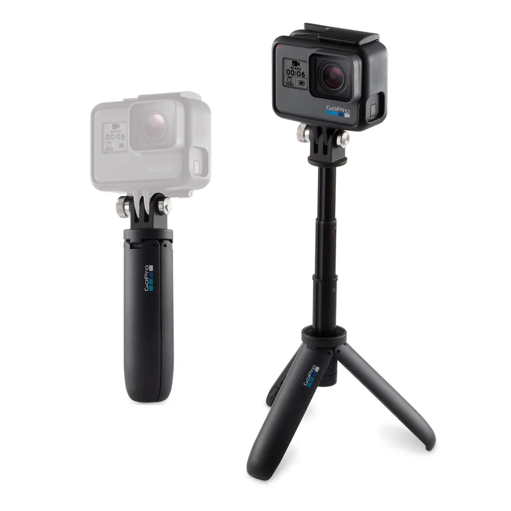 GoPro Shorty Mini Extension Pole   Tripod with Max 8.9" Extended Length for HERO 12 / 11 / 11 Mini / 10 BLACK Action Cameras | AFTTM-001