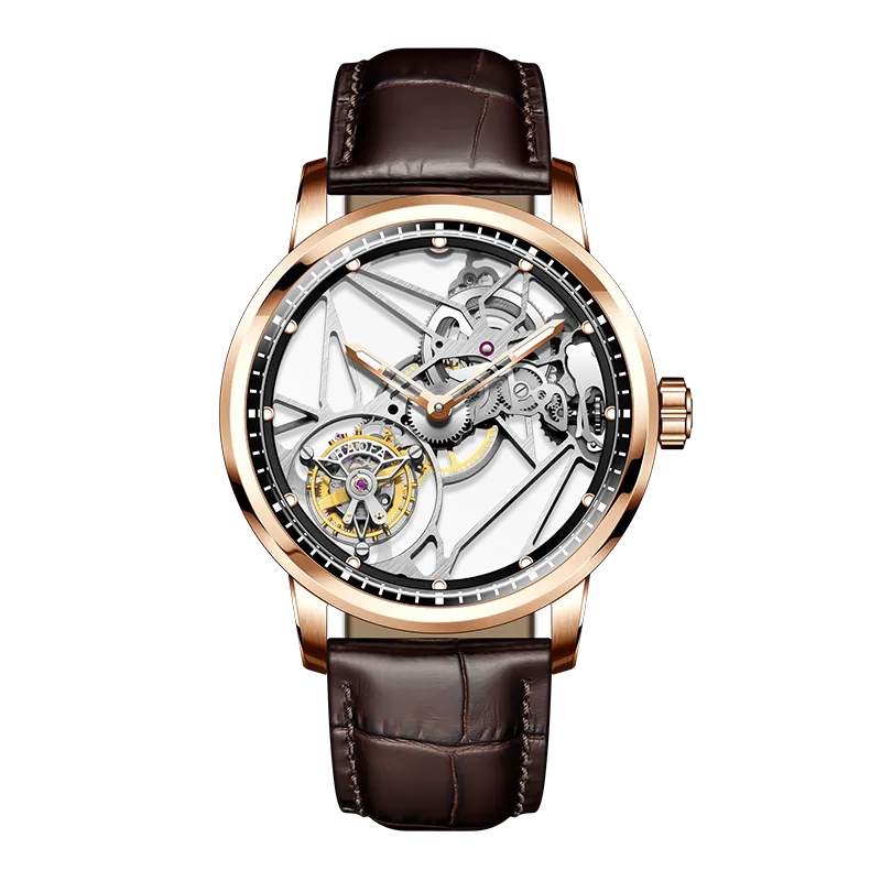 Haofa Luxury Skeleton 7 clock Tourbillon watch 1925B