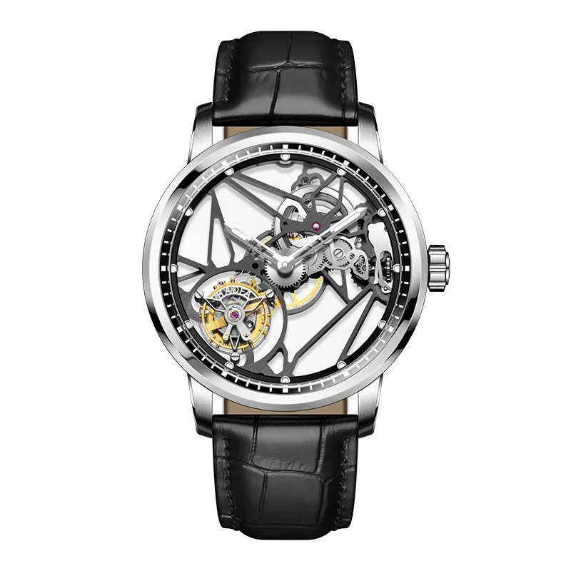 Haofa Luxury Skeleton 7 clock Tourbillon watch 1925B