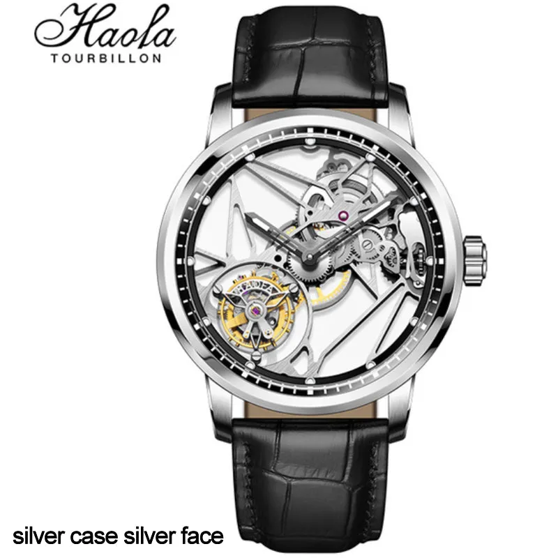 Haofa Luxury Skeleton 7 clock Tourbillon watch 1925B