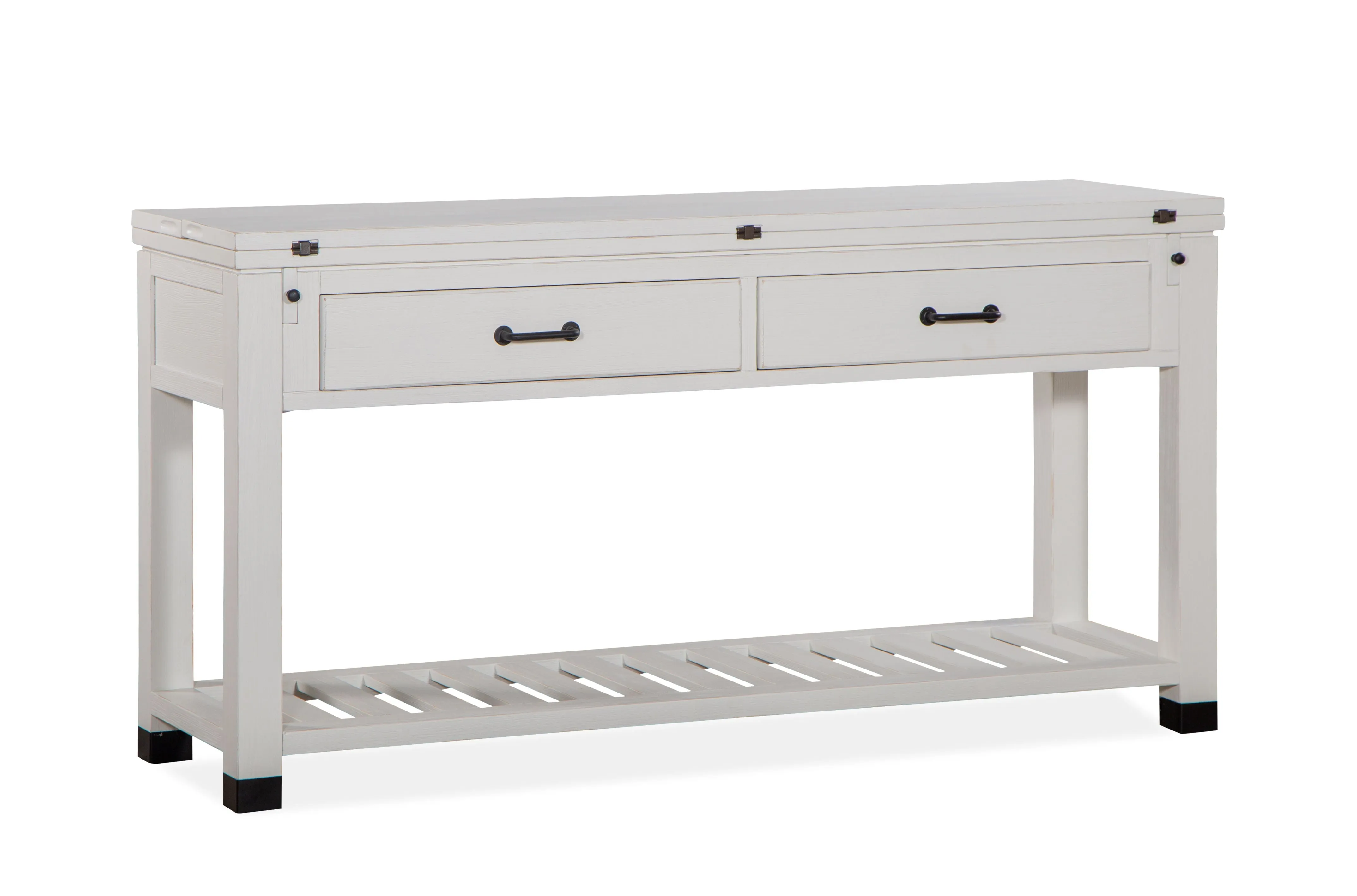 Harper Springs - Flip Top Sofa Table - Silo White