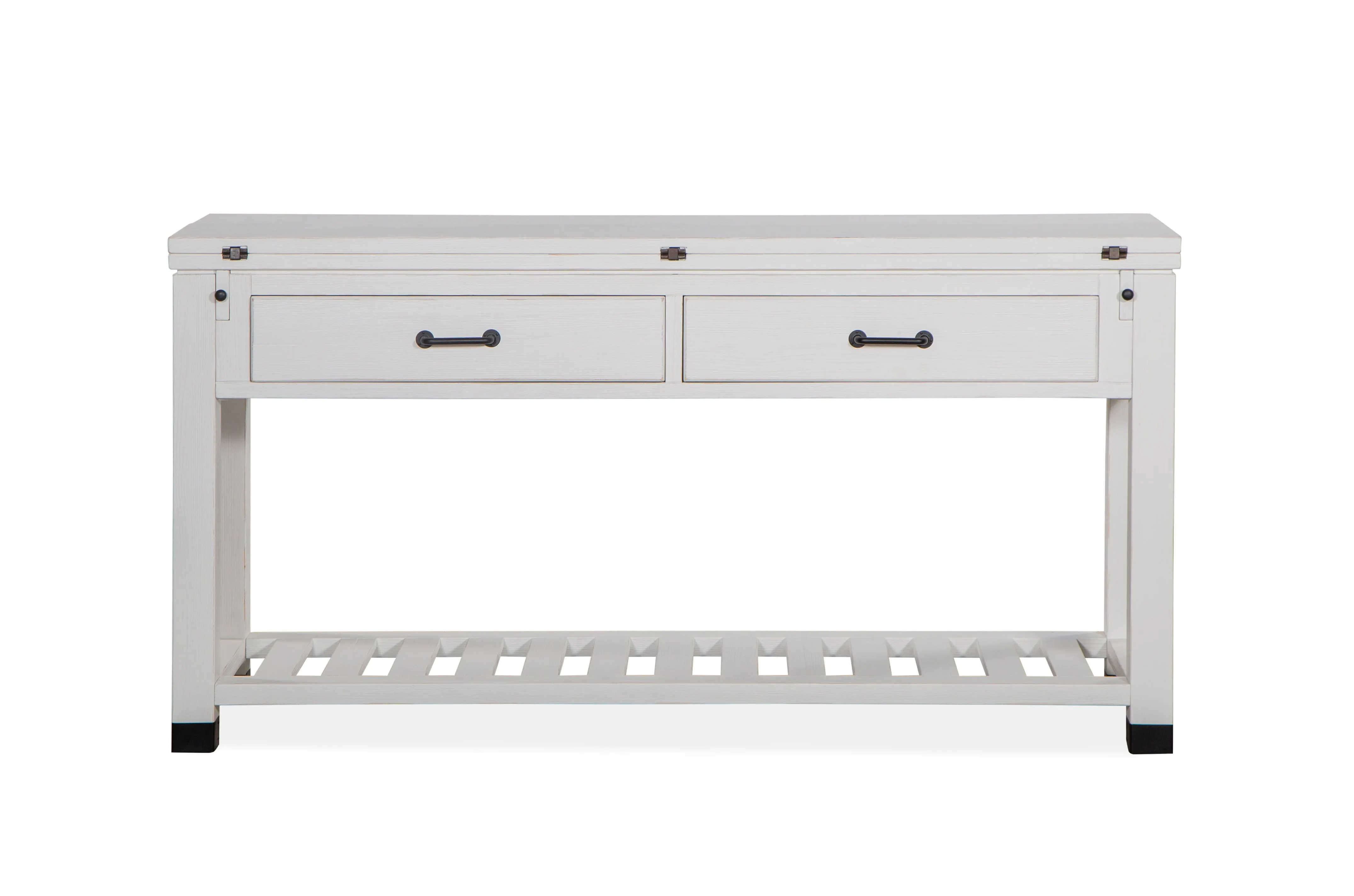 Harper Springs - Flip Top Sofa Table - Silo White