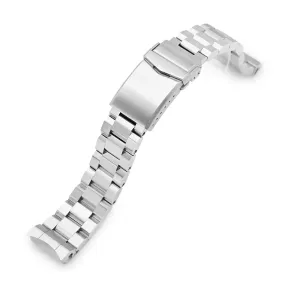 Hexad for Seiko MM300 Prospex Marinemaster V-Clasp, Brushed