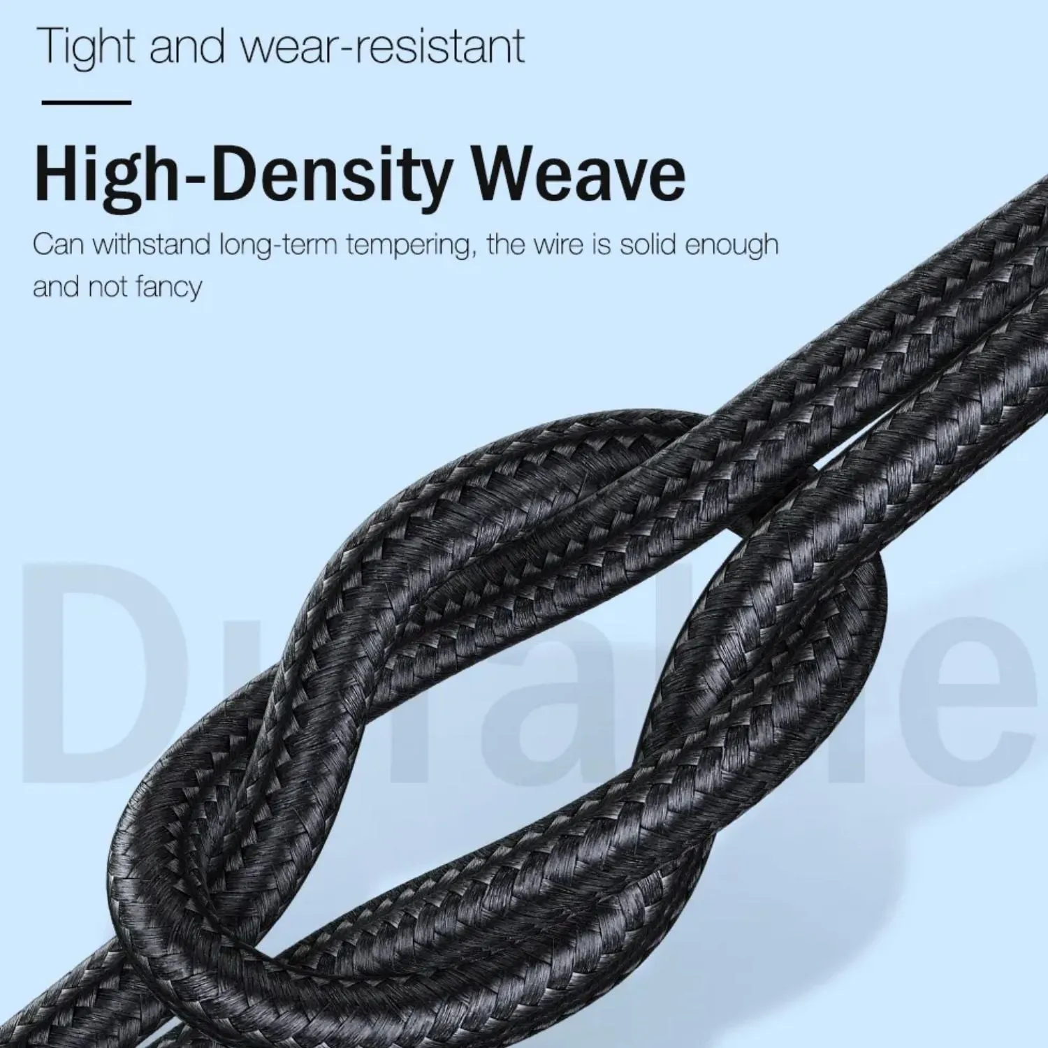 High-Speed 1m USB-C Cable, Nylon Braided, Data Transfer