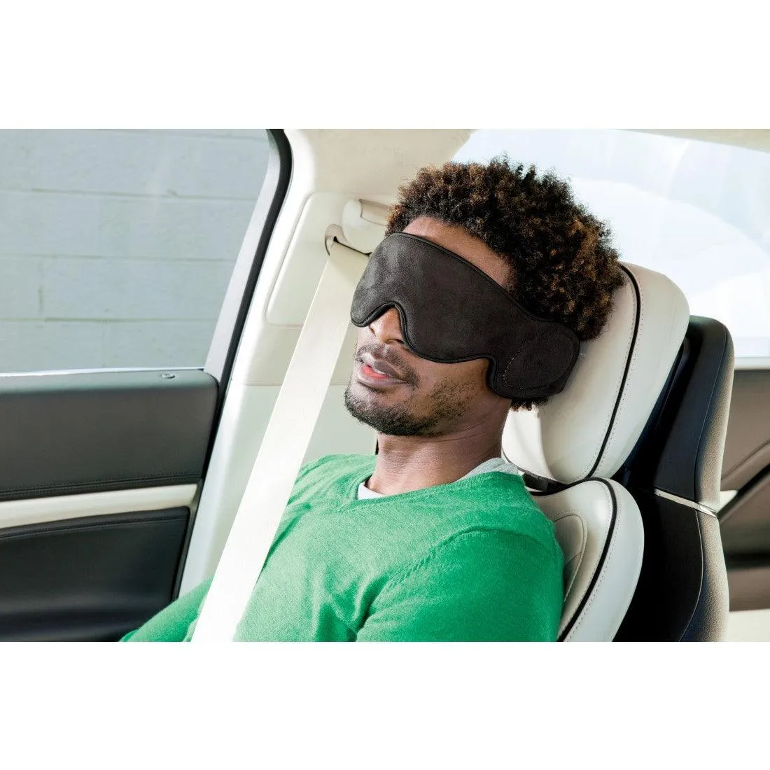 Homedics Travel Eye Mask with Built-In Headphones - Black | TAMSKV100BK