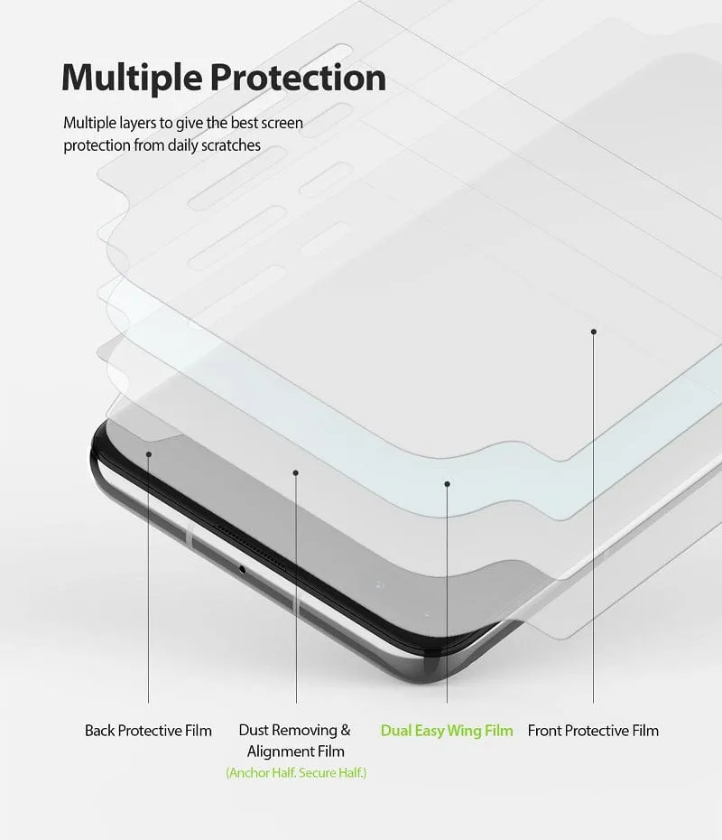 Huawei P40 Screen Protector Dual Easy Film Wing By Ringke