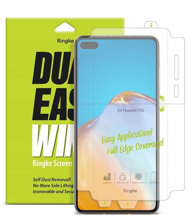 Huawei P40 Screen Protector Dual Easy Film Wing By Ringke