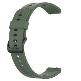 Huawei Watch Fit Mini simple silicone watch strap - Olive Green