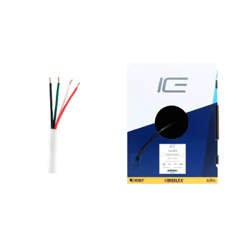 Ice Cable 16-4FX/BOX/WHT 16-4 Direct Burial Cable - 500ft Box (White)