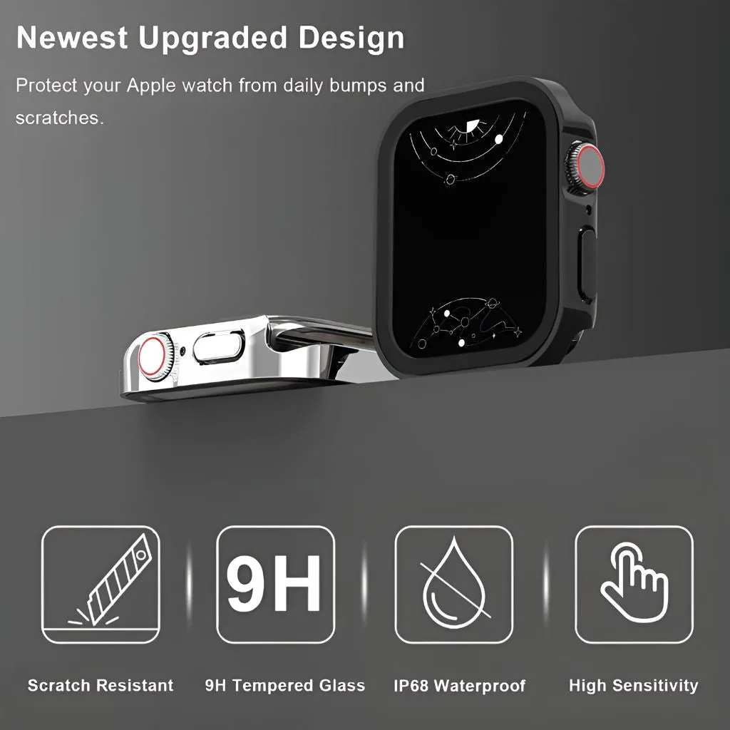 Impleo Waterproof iWatch Screen Protector with Bumper Case