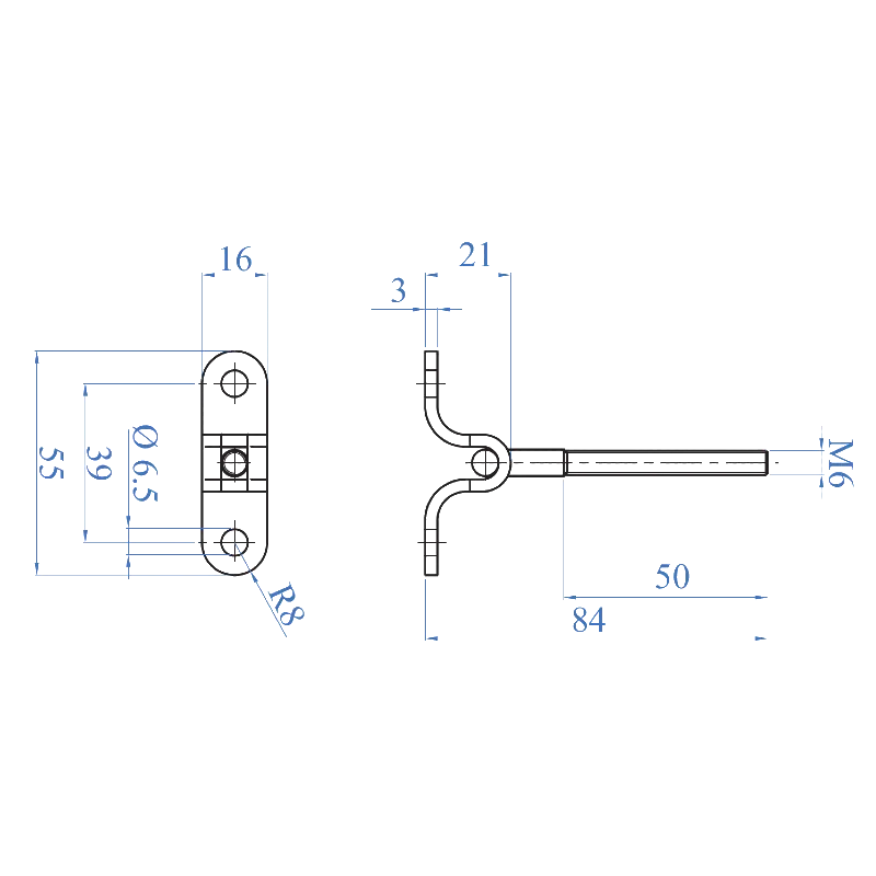 Inox® Exterior Mount Wire Terminal