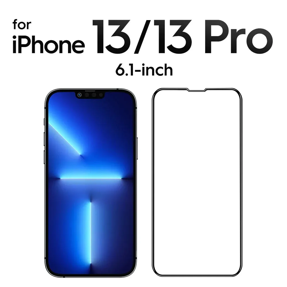 iPhone 15 14 Full Cover Tempered Glass for iPhone 15 Pro Max 14 Pro 13 12 mini 11 XR HD Screen Protector