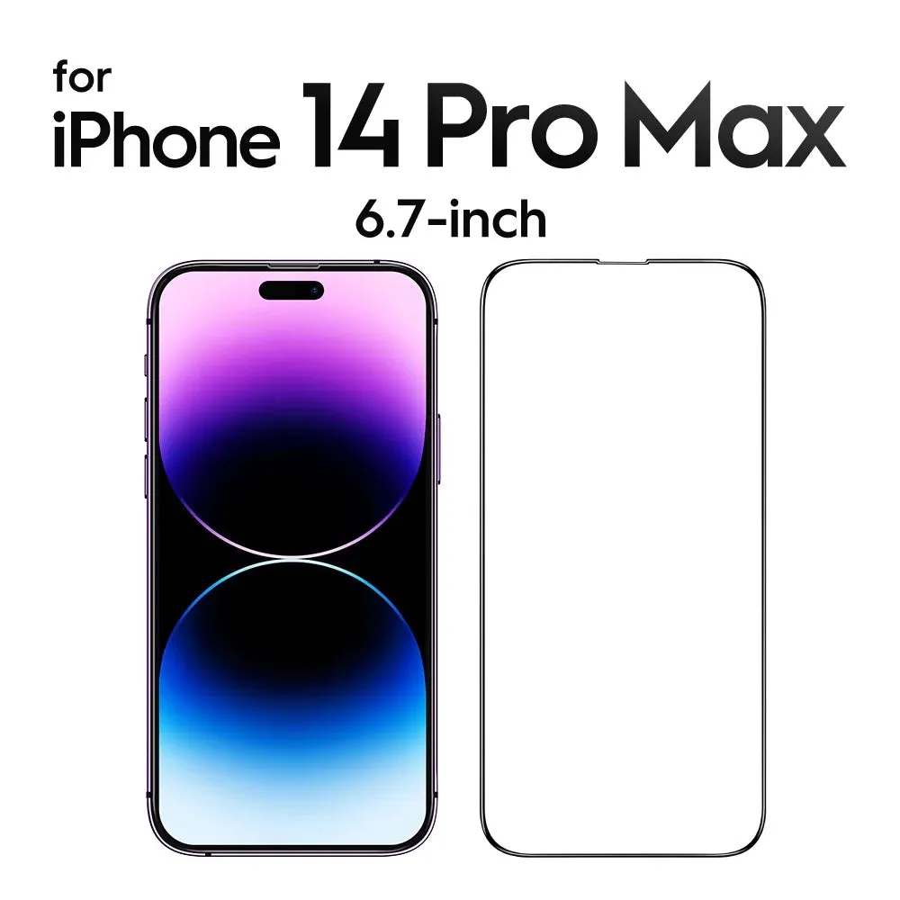 iPhone 15 14 Full Cover Tempered Glass for iPhone 15 Pro Max 14 Pro 13 12 mini 11 XR HD Screen Protector