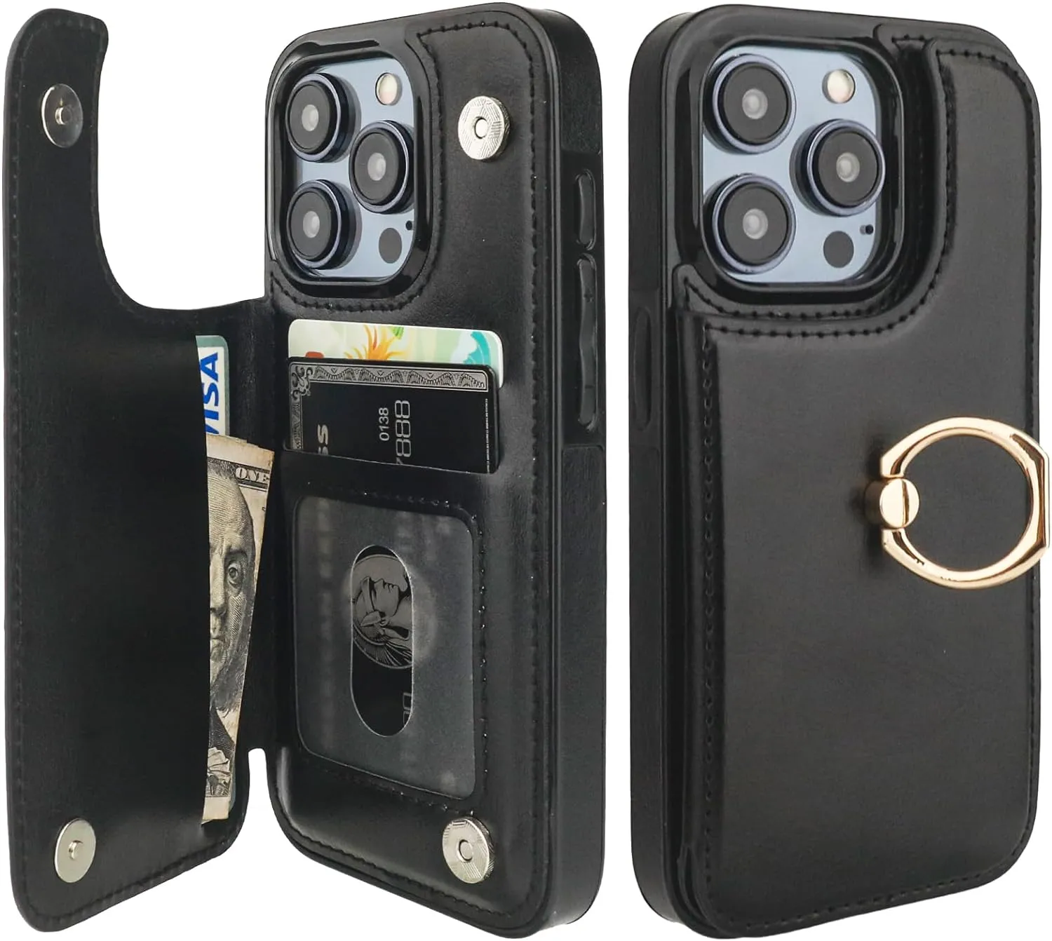 iPhone 16 Pro Max Wallet Card Case