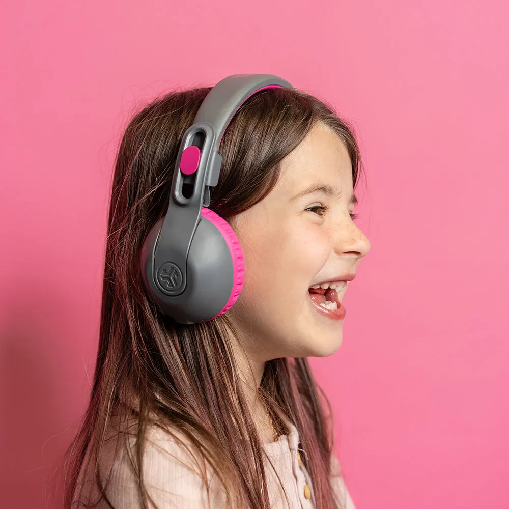 JBuddies Studio 2 Wireless Kids Headphones Pink/Gray