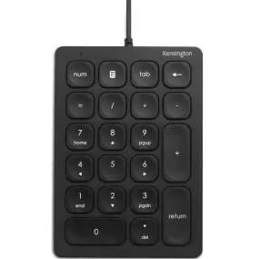 Kensington Numpad Number Keypad Wired Keyboard Numeric Black