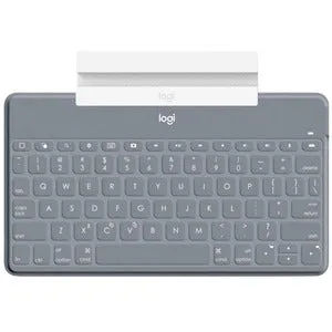 Keys-To-Go Super-Slim and Super-Light Bluetooth Keyboard for iPhone, iPad, and Apple TV - Stone